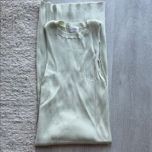 Wilfred Ribbed Knit dress in Llght Green